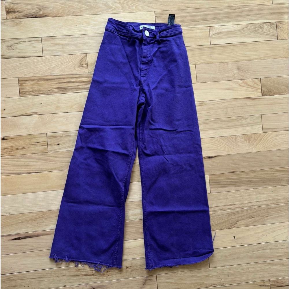 Zara marine jeans purple size 2